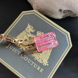 JUICY COUTURE Pink Popsicle Charm 2010 Retired